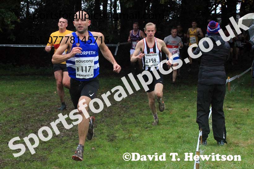 Senior Mens 2023 National Cross Country Relays, Berry Hill Park, Mansfield.  Photo: David T. Hewitson/Sports for All Pics